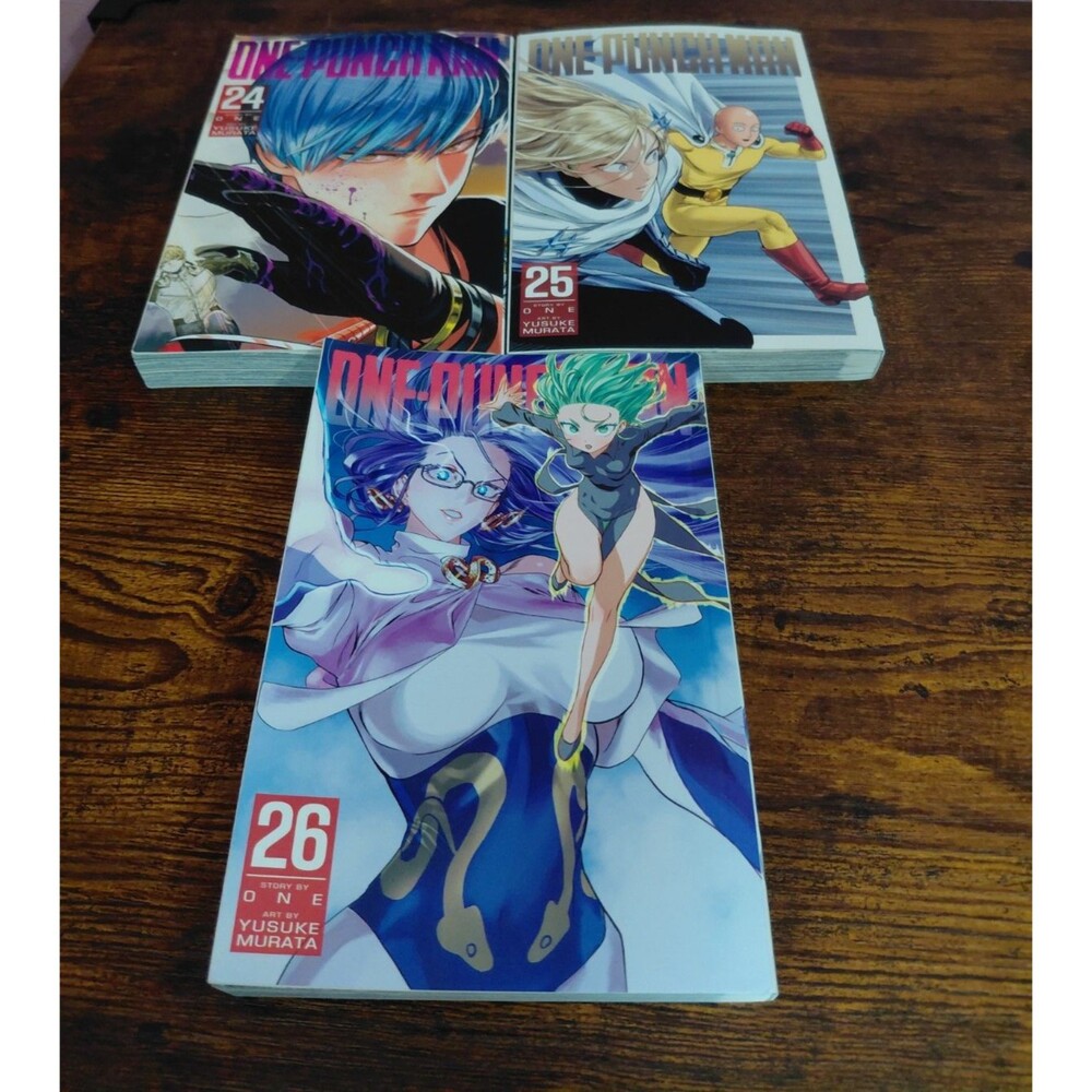 One-Punch Man Vol. 24-26 Manga Lot TPB English ONE/Murata Saitama